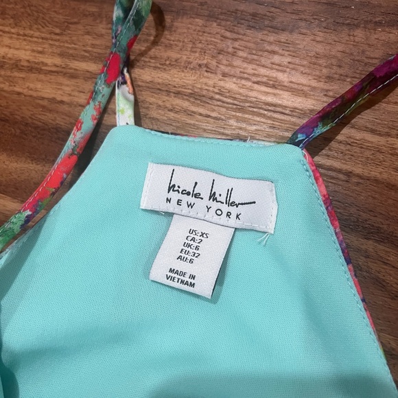 Nicole Miller Colorful Abstract Maxi Dress - Picture 3 of 5